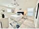 Serene bedroom with vaulted ceiling, ceiling fan, and modern decor at 6242 Marbut Farms Ln, Lithonia, GA 30058