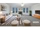 Bright, staged living room with fireplace, lots of natural light and comfortable, modern decor at 405 Sora Dr, Stockbridge, GA 30281