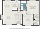 Detailed floor plan showcases the home's layout including living spaces and bedroom dimensions at 1534 Norman Xing, Atlanta, GA 30349