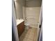 Clean bathroom with ceramic tile floors, modern vanity, and shower-tub combination at 4233 Viewpoint Ln, Ellenwood, GA 30294