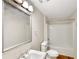 Bathroom featuring a large mirror, updated fixtures, and a shower-tub combination at 155 Mine Run, Fayetteville, GA 30215