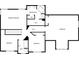 Upstairs floor plan featuring a primary bedroom, 3 other bedrooms, and 2 bathrooms at 155 Mine Run, Fayetteville, GA 30215