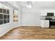 Kitchen nook with bright windows and stainless appliances at 155 Shenandoah Ct, Hiram, GA 30141