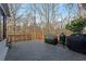 Spacious deck features a built-in grilling area and plenty of room for outdoor entertaining at 350 Forest Hills Dr, Atlanta, GA 30342