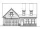 Charming home elevation featuring a two-car garage and multiple windows at 1209 Lakeside Overlook, Canton, GA 30114