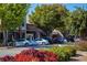 Street view of local storefronts with landscaping and parallel parking at 1209 Lakeside Overlook, Canton, GA 30114