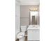 Bathroom with a vanity and a combined shower and tub at 6422 Pinebark Way, Morrow, GA 30260