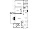 Detailed floorplan of the home's first level, showing the layout of the rooms at 6422 Pinebark Way, Morrow, GA 30260
