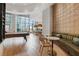 Resident game room featuring a pool table, plenty of seating, and city views at 1080 Peachtree Ne St # 2108, Atlanta, GA 30309