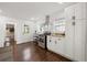 This modern kitchen features white cabinetry, stainless steel appliances, and natural light at 1612 Alder Se Ct, Atlanta, GA 30317