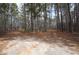 Wooded property featuring a split in the gravel road at 559 Quail Trail Rd, Auburn, GA 30011