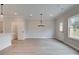 Well-lit dining room with a modern chandelier and a view of the outdoors at 420 Carrera Ln, Acworth, GA 30102