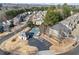 Aerial view of community pool and parking at 540 Roland Manor Dr, Dacula, GA 30019