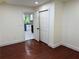 Bright bedroom with hardwood floors and closet near a charming kitchen at 2899 Tejas Sw Trl, Atlanta, GA 30331