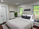 Cozy bedroom with neutral decor, soft bedding, and natural light from the windows at 2899 Tejas Sw Trl, Atlanta, GA 30331