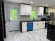 Modern kitchen with stainless steel appliances and sleek countertops at 2899 Tejas Sw Trl, Atlanta, GA 30331