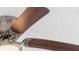 Close-up of a modern ceiling fan with wood blades at 2923 Hall Se Dr, Smyrna, GA 30082