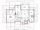First floor plan detailing the layout of the kitchen, dining room, living areas, and garage at 4234 Long Branch Ne Ct, Brookhaven, GA 30319
