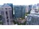 Stunning aerial view showcasing the building's prime location amidst the vibrant cityscape and nearby amenities at 1080 Peachtree Ne St # 2207, Atlanta, GA 30309