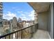 Enjoy city views from this spacious balcony at 1080 Peachtree Ne St # 2207, Atlanta, GA 30309