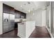 Contemporary kitchen with stainless steel appliances and granite counter tops with modern design at 1080 Peachtree Ne St # 2207, Atlanta, GA 30309