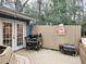 Back deck featuring outdoor grill and access to the home at 2336 Vistamont Dr, Decatur, GA 30033