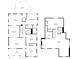 A combined view of the detailed first and second story floorplans for the residence at 126 Greenwood Pl, Decatur, GA 30030