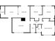 Simplified floor plan illustrating the home's layout and room arrangement at 3517 Hyland Dr, Decatur, GA 30032