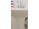 Close-up of a bathroom sink with chrome faucet and white basin at 5678 Kingsport Dr, Sandy Springs, GA 30342