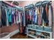 Walk-in closet with lots of shelving, multiple hanging racks, and shoe racks at 902 E Ponce De Leon Ave, Decatur, GA 30030