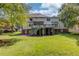 Expansive backyard featuring a multi-level deck, perfect for outdoor entertaining and relaxation at 2626 Delridge Dr, Lilburn, GA 30047