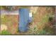 Overhead aerial view of the yard showing property lines at 334 Nancy Sw Ct, Lilburn, GA 30047