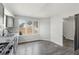 Bright kitchen with granite counters, stainless steel appliances, and lots of natural light at 5368 Stafford Nw Dr, Lilburn, GA 30047