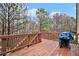 Wooden back deck ready for entertaining at 2656 Muskeg Sw Ct, Atlanta, GA 30331