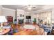 A living room features a fireplace, hardwood floors, and decorative rug at 2656 Muskeg Sw Ct, Atlanta, GA 30331