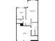 Floor plan of the lower level featuring a bedroom, recreation room, hall, bath, and garage at 2959 Rivergreen Se Ln, Atlanta, GA 30339