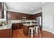 Modern kitchen with stainless steel appliances, granite countertops, and center island at 2959 Rivergreen Se Ln, Atlanta, GA 30339