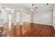 Spacious living area showcasing beautiful hardwood floors and an open floor plan at 2959 Rivergreen Se Ln, Atlanta, GA 30339