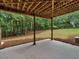 A covered patio provides shade and a view of the backyard at 1258 Mcallistar Dr, Locust Grove, GA 30248