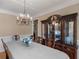 Dining room with hardwood floors and built-in china cabinet at 1258 Mcallistar Dr, Locust Grove, GA 30248