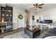 Multi-purpose living area with chalkboard, beverage cooler and desk-office area at 364 Concord St, Alpharetta, GA 30009