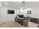 Bright office with modern desk, shiplap wall, and ample space at 364 Concord St, Alpharetta, GA 30009