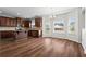 Well-appointed kitchen featuring stainless steel appliances and island at 4102 Dinmont Chase, Atlanta, GA 30349