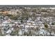 Overhead shot of neighborhood covered in snow, highlighting the community's setting at 2003 Cogar Dr, Decatur, GA 30032