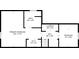 Floor plan of lower level showing primary bedroom, laundry, bath, and bedroom at 2003 Cogar Dr, Decatur, GA 30032