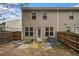 View of the exterior rear of the home featuring private backyards and mature trees at 96 Trailview Lane Ln, Hiram, GA 30141