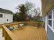 Outdoor wooden deck perfect for entertaining featuring seating and a view of the surrounding yard at 1017 Martin Luther King Jr Dr, Atlanta, GA 30314