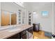 Modern bathroom featuring double vanities and a bright, airy feel at 507 Ridge View Xing, Woodstock, GA 30188