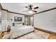 Bedroom with hardwood floors, and a modern ceiling fan at 731 Mollie Se St, Atlanta, GA 30316