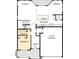 A detailed floor plan of the home showing the layout of the kitchen, bedrooms, and living areas at 4445 Beechnut Cir, Cumming, GA 30028